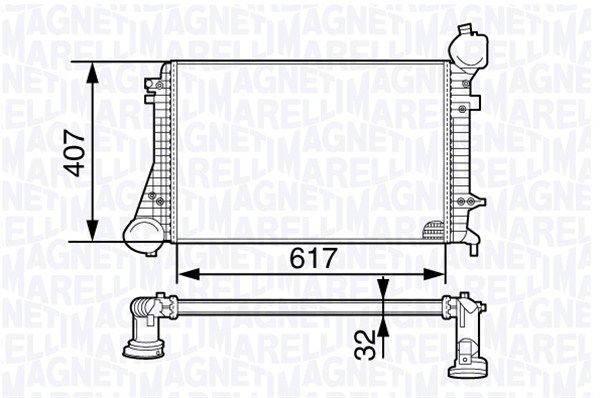 MAGNETI MARELLI Välijäähdytin 351319202670